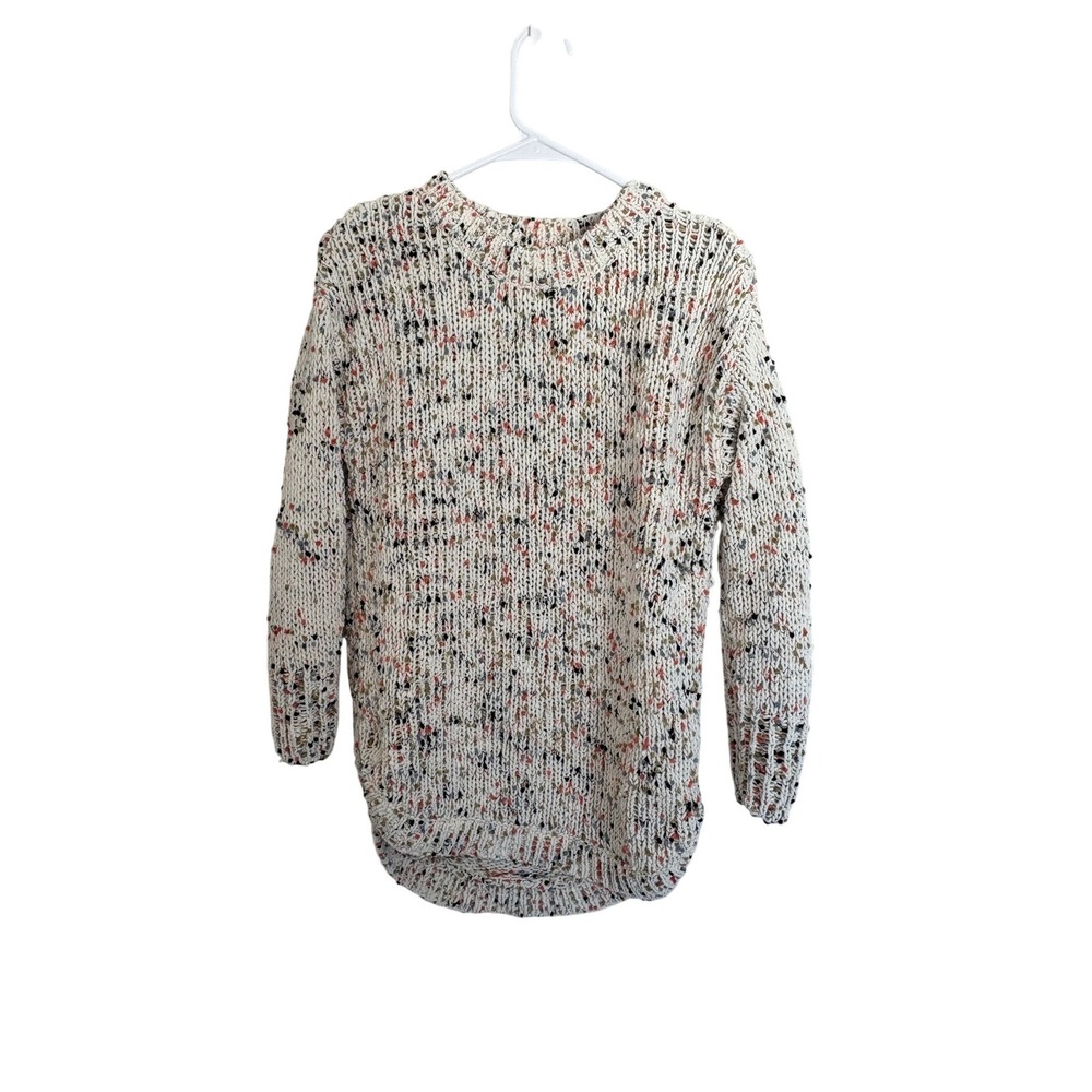 Jessica‎ Simpson Confetti Popcorn Small Cozy Cottagecore Chunky Knit Pullover